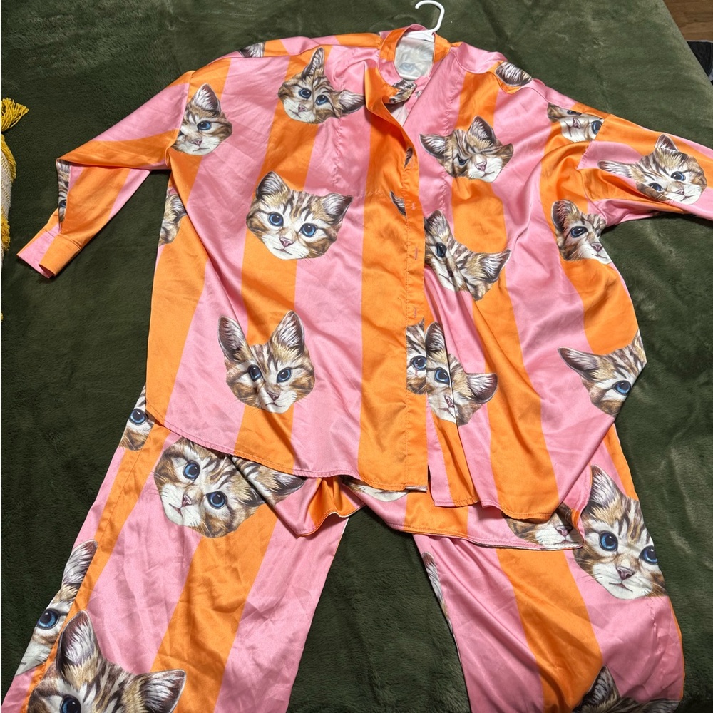 Dressed in LALA Cat Playsuit
